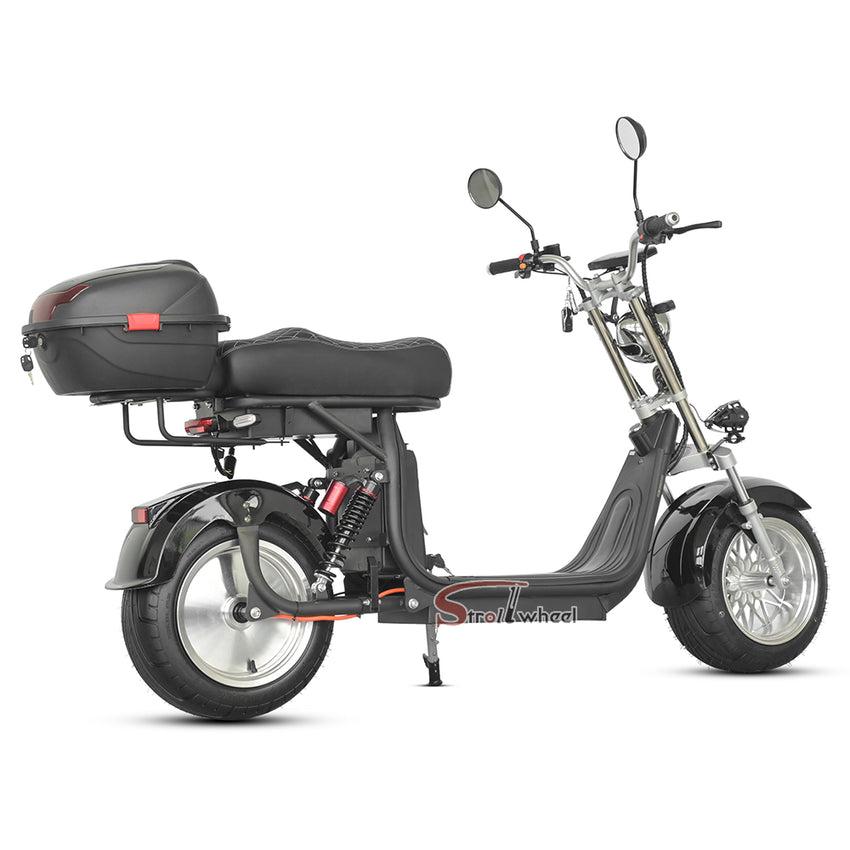 X12 Two Wheel Electric Scooter 2000W 60V 20Ah Removable Battery 12 Inch Alloy Wheel Citycoco