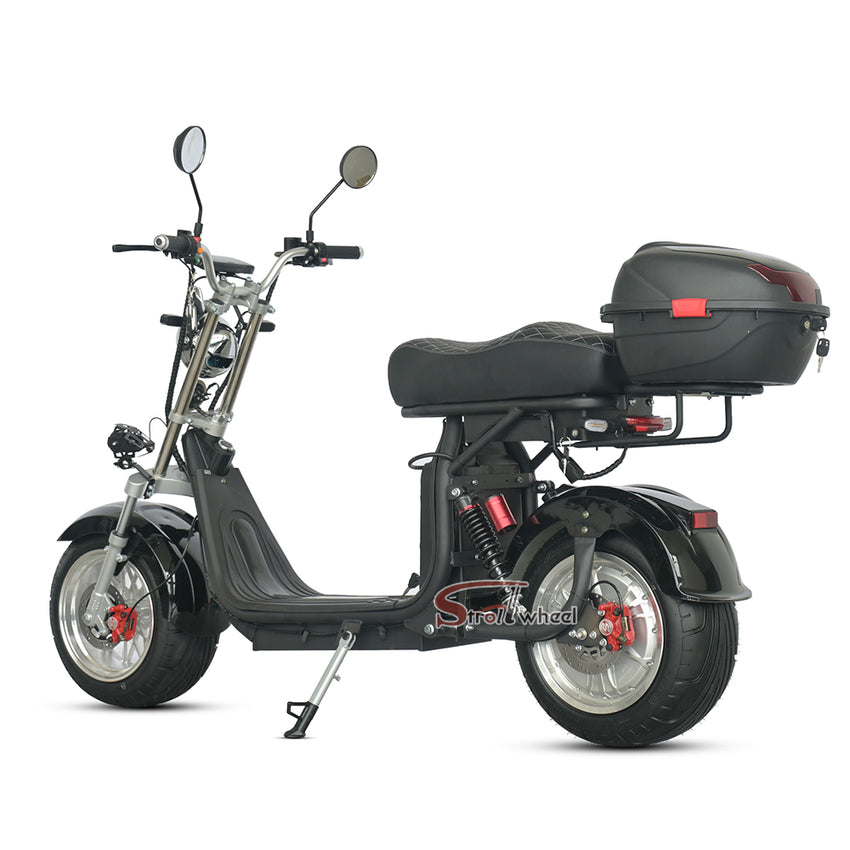 X12 Two Wheel Electric Scooter 2000W 60V 20Ah Removable Battery 12 Inch Alloy Wheel Citycoco