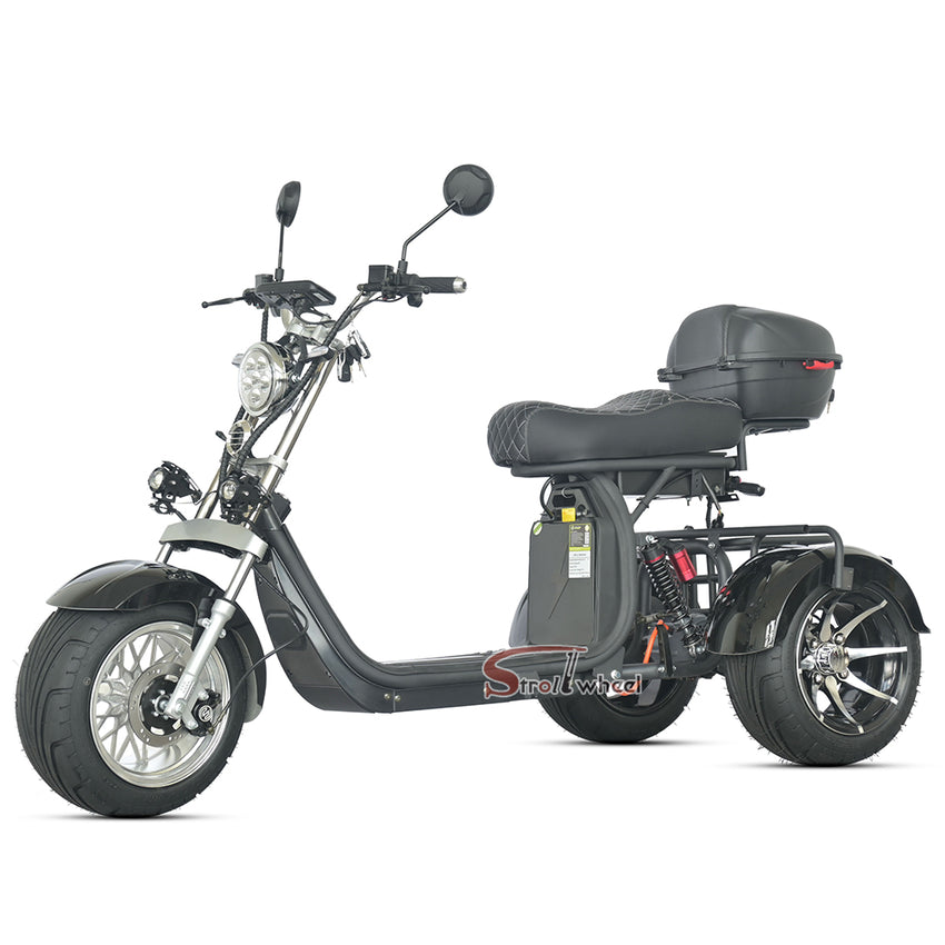 X12 Tricycle Scooter Citycoco 2000W 60V 20Ah Three Wheel Chopper Motorcycle