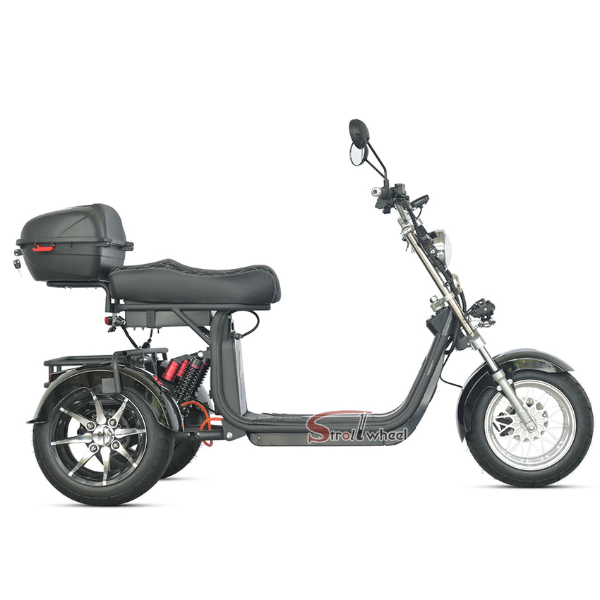 X12 Tricycle Scooter Citycoco 2000W 60V 20Ah Three Wheel Chopper Motorcycle