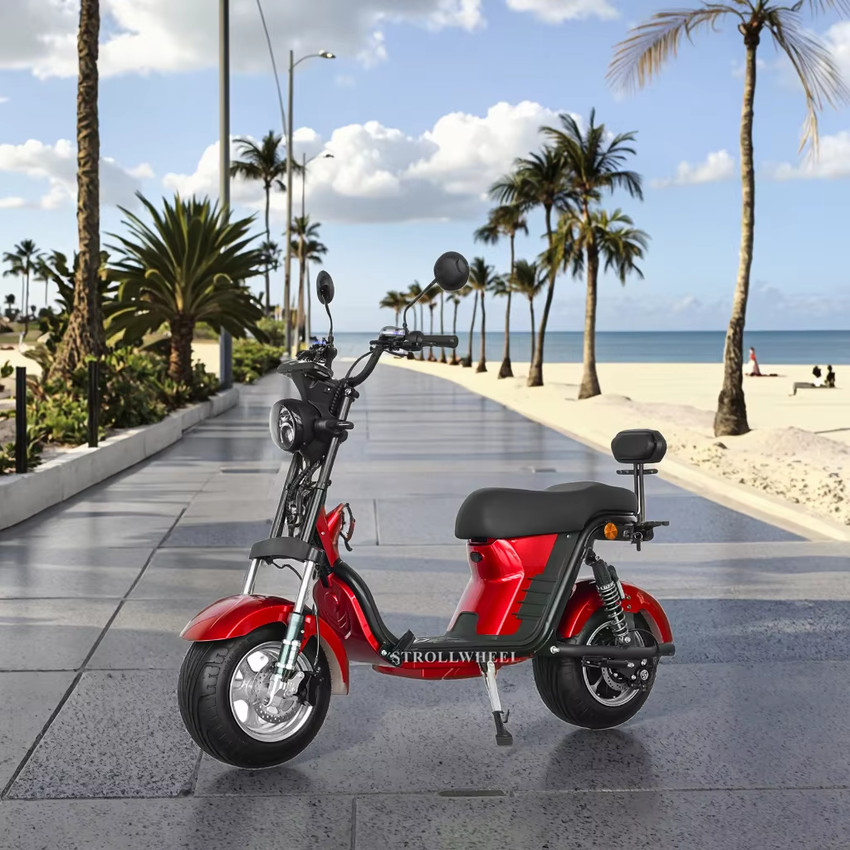 X21 with USA Charger Port 1000W 60V 12Ah/20AH/25Ah Brazil Electric Citycoco Short Wheelbase E Scooter
