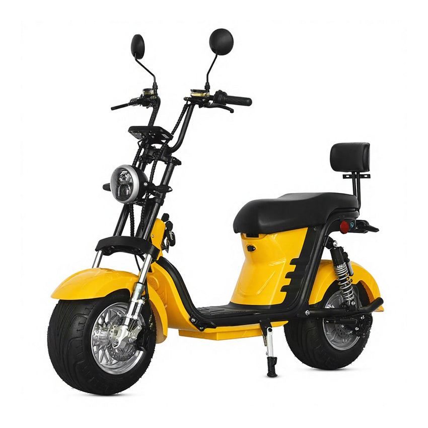 M8(X21) First Generation Electric Citycoco Brazil Fat Tire Short-Axle 1.3m Mini Scooter 2000W 60V 12Ah/20Ah/25Ah Battery