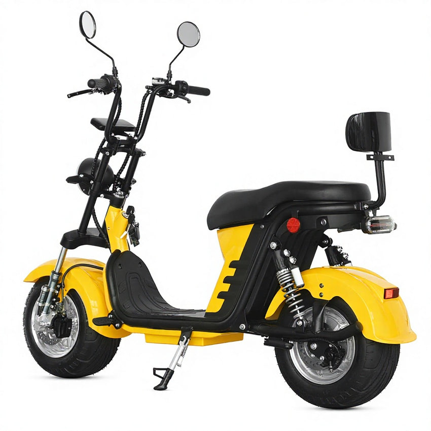 M8(X21) First Generation Electric Citycoco Brazil Fat Tire Short-Axle 1.3m Mini Scooter 2000W 60V 12Ah/20Ah/25Ah Battery