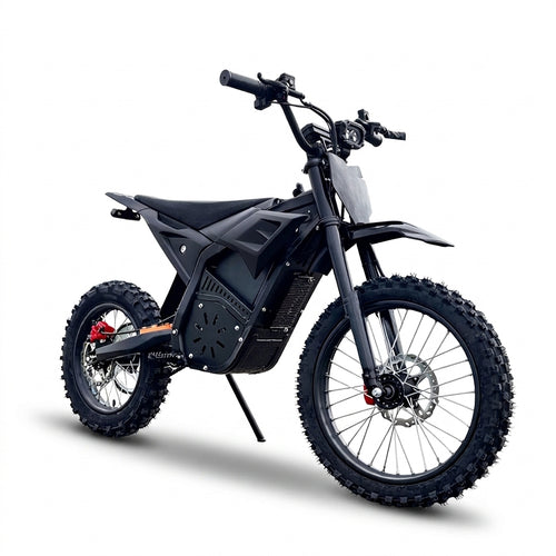 QC-Y02 4500W Peak Power Electric Dirt Bike 17/14 Tire Off Road Motorcycle