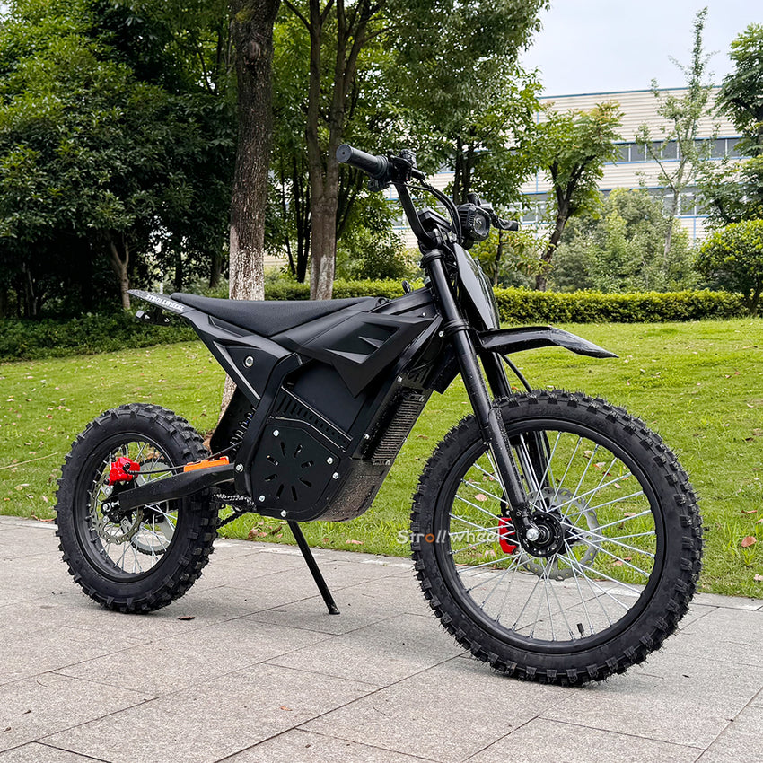 QC-Y02 4500W Peak Power Electric Dirtbike 17/14 Tire Off Road Motorcycle