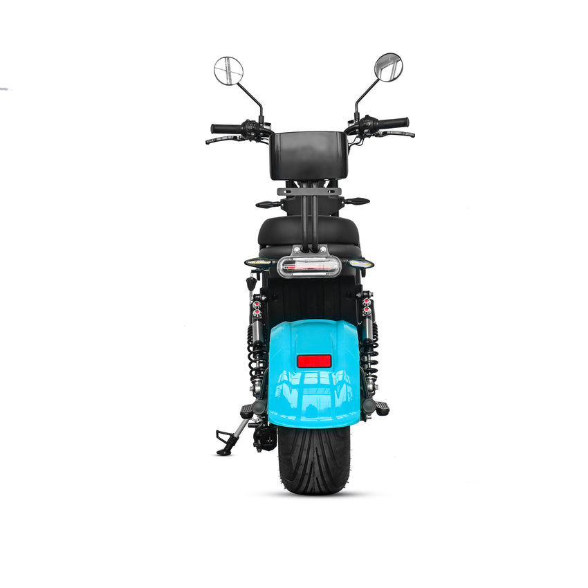 M8 Pro Electric Scooter Chopper Fat Tire Two Wheel Citycoco Electric Motorcycle for Brazil