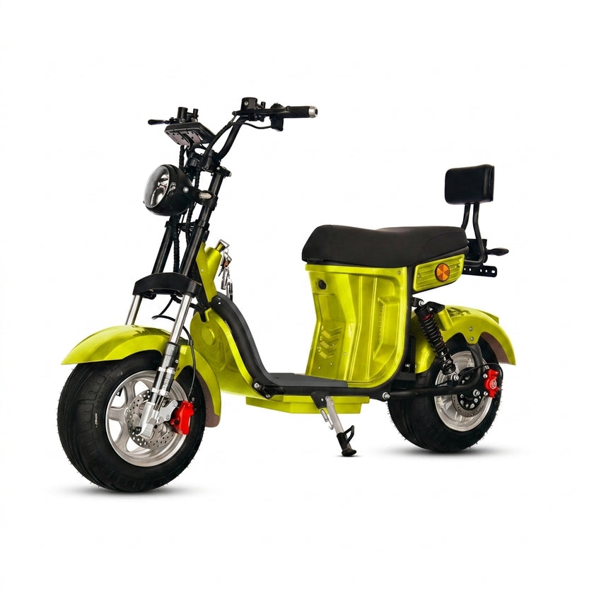 M7 StrollWheel Mini Citycoco Scooter 2000W 60V 12Ah Battery Electric Motorcycle Chopper for Brazil