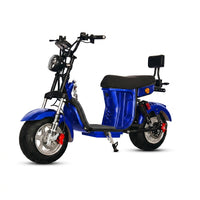 M7 StrollWheel Mini Citycoco Scooter 2000W 60V 12Ah Battery Electric Motorcycle Chopper for Brazil