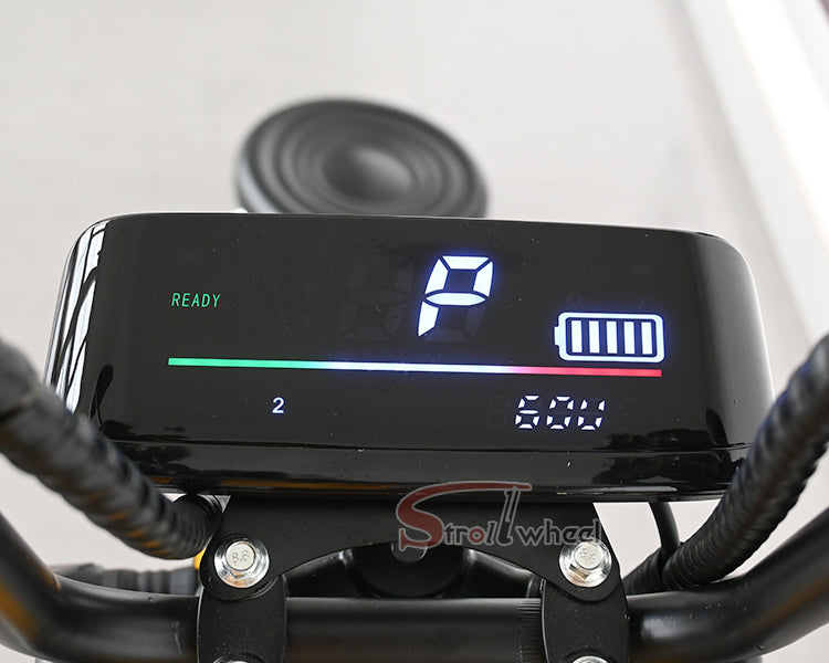 M8(X21) First Generation Electric Citycoco Brazil Fat Tire Short-Axle 1.3m Mini Scooter 2000W 60V 12Ah/20Ah/25Ah Battery